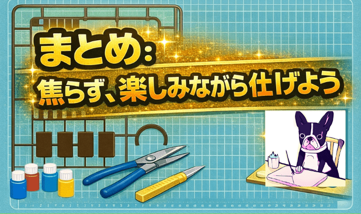 まとめ：焦らず、楽しみながら仕上げよう